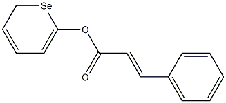 (E)-3-Phenyl-2-propeneselenoic acid phenyl ester Struktur