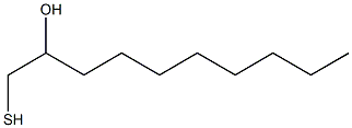 1-Mercapto-2-decanol Struktur