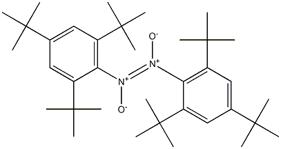 1,2-Bis(2,4,6-tri-tert-butylphenyl)diazene 1,2-dioxide Struktur