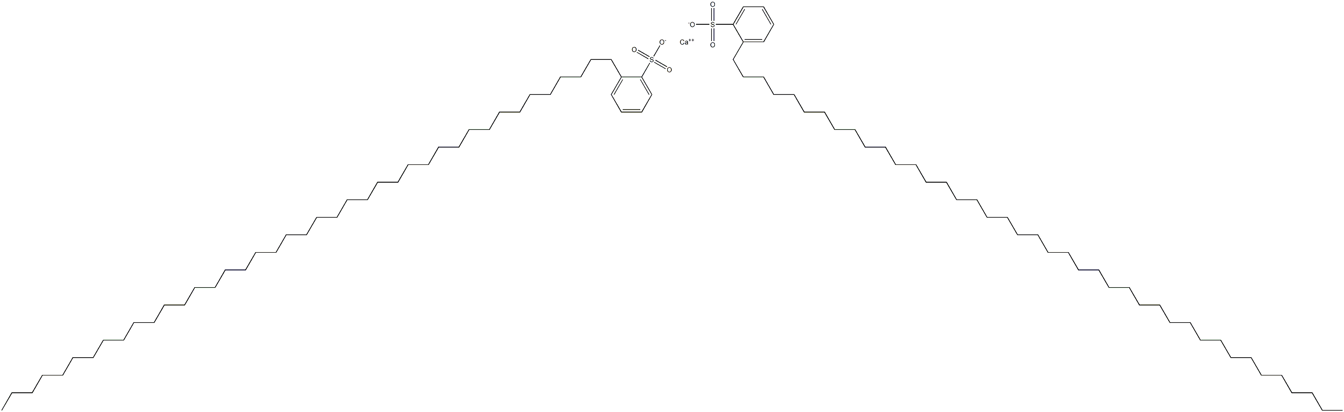 Bis[2-(hentetracontan-1-yl)benzenesulfonic acid]calcium salt Struktur