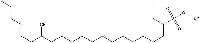 16-Hydroxydocosane-3-sulfonic acid sodium salt Struktur