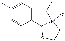 2-(4-Methylphenyl)-3-ethyloxazolidine 3-oxide Struktur