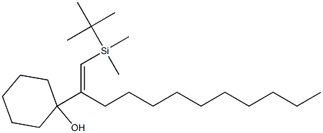 1-[1-[(E)-tert-Butyldimethylsilylmethylene]undecyl]cyclohexanol Struktur