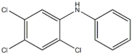 2,4,5-Trichlorophenylphenylamine Struktur