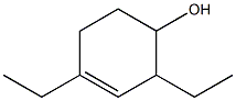 2,4-Diethyl-3-cyclohexen-1-ol Struktur