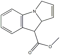 9,9a-Dihydro-3H-pyrrolo[1,2-a]indole-9-carboxylic acid methyl ester Struktur