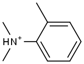 N,N,2-Trimethylbenzenaminium Struktur