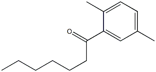 1-(2,5-Dimethylphenyl)heptane-1-one Struktur