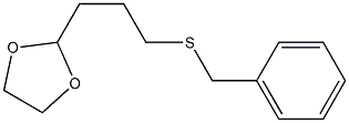 2-[3-(Benzylthio)propyl]-1,3-dioxolane Struktur