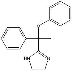 2-[1-(Phenoxy)-1-(phenyl)ethyl]-2-imidazoline Struktur