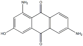 2-Hydroxy-4,7-diaminoanthraquinone Struktur