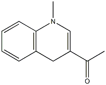 1-Methyl-3-acetyl-1,4-dihydroquinoline Struktur