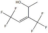 (E)-1-Methyl-2-(trifluoromethyl)-4,4,4-trifluoro-2-buten-1-ol Struktur