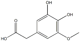 3,4-Dihydroxy-5-methoxyphenylacetic acid Struktur