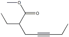 5-Octyne-3-carboxylic acid methyl ester Struktur