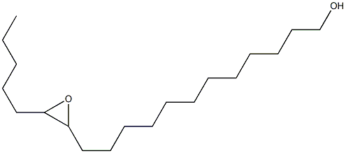 13,14-Epoxynonadecan-1-ol Struktur