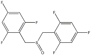 2,4,6-Trifluorophenyl(methyl) sulfoxide Struktur