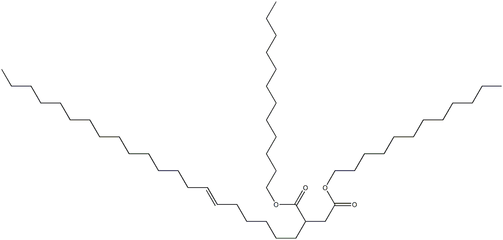 2-(6-Henicosenyl)succinic acid didodecyl ester Struktur