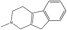 1,2,3,4-Tetrahydro-2-methyl-9H-indeno[2,1-c]pyridine Struktur