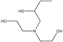 1-[Bis(2-hydroxyethyl)amino]-2-butanol Struktur