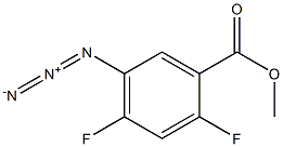 5-Azido-2,4-difluorobenzoic acid methyl ester Struktur