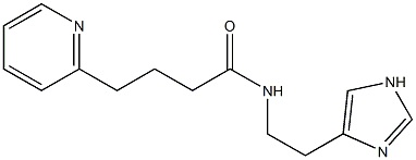 N-[2-(1H-Imidazol-4-yl)ethyl]-4-(2-pyridinyl)butyramide Struktur