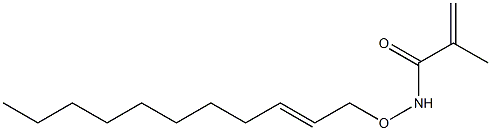 N-(2-Undecenyloxy)methacrylamide Struktur