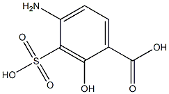 4-Amino-3-sulfosalicylic acid Struktur