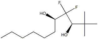 (3R,5R)-4,4-Difluoro-2,2-dimethylundecane-3,5-diol Struktur