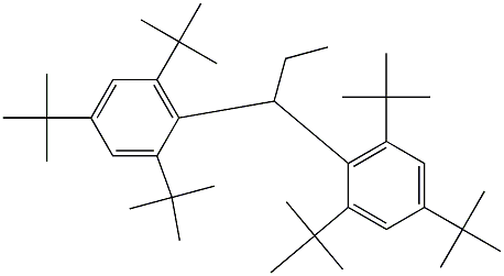 1,1-Bis(2,4,6-tri-tert-butylphenyl)propane Struktur