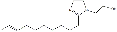 2-(8-Decenyl)-2-imidazoline-1-ethanol Struktur