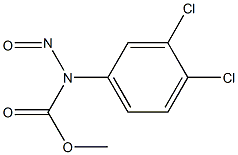 3,4-Dichloro-N-nitrosocarbanilic acid methyl ester Struktur