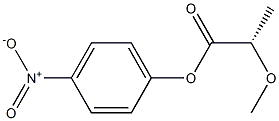 (S)-2-Methoxypropanoic acid 4-nitrophenyl ester Struktur