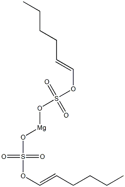 Bis[(1-hexenyloxy)sulfonyloxy]magnesium Struktur