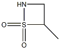 4-Methyl-1,2-thiazetidine 1,1-dioxide Struktur