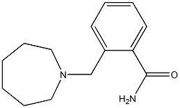 2-[(2,3,4,5,6,7-Hexahydro-1H-azepin)-1-ylmethyl]benzamide Struktur