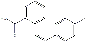 (Z)-4'-Methylstilbene-2-carboxylic acid Struktur