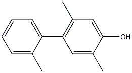 2,5-Dimethyl-4-(2-methylphenyl)phenol Struktur