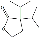 4,5-Dihydro-3,3-diisopropylfuran-2(3H)-one Struktur