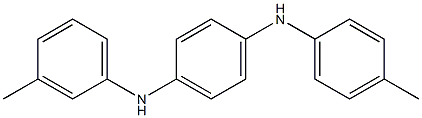 N-(3-Methylphenyl)-N'-(4-methylphenyl)-p-phenylenediamine Structure