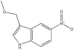 3-(Methoxymethyl)-5-nitro-1H-indole Struktur