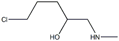 5-Chloro-1-methylamino-2-pentanol Struktur