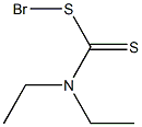 N,N-Diethyl-1-(bromothio)thioformamide Struktur