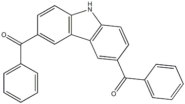 3,6-Dibenzoyl-9H-carbazole Struktur