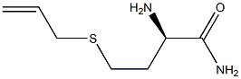 [R,(+)]-4-Allylthio-2-aminobutyramide Struktur