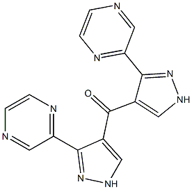 (Pyrazin-2-yl)(1H-pyrazol-4-yl) ketone Struktur