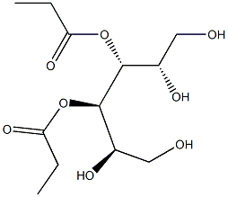 D-Glucitol 3,4-dipropionate Struktur