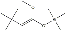 (E)-1-(Trimethylsilyloxy)-1-methoxy-3,3-dimethyl-1-butene Struktur