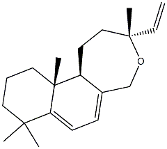 13,17-Epoxy-5,7,14-labdatriene Struktur