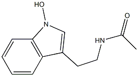 3-[2-(Acetylamino)ethyl]-1H-indol-1-ol Struktur